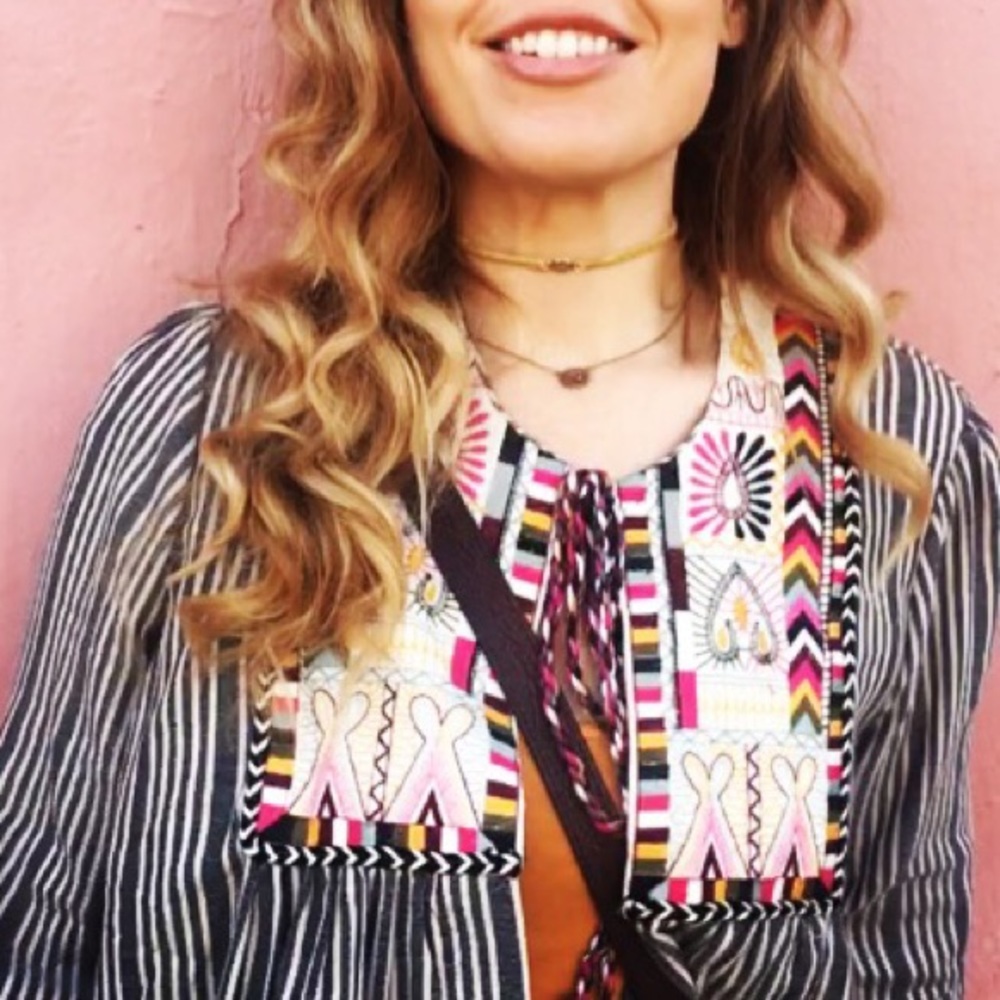 Bohemian long sleeved shirt